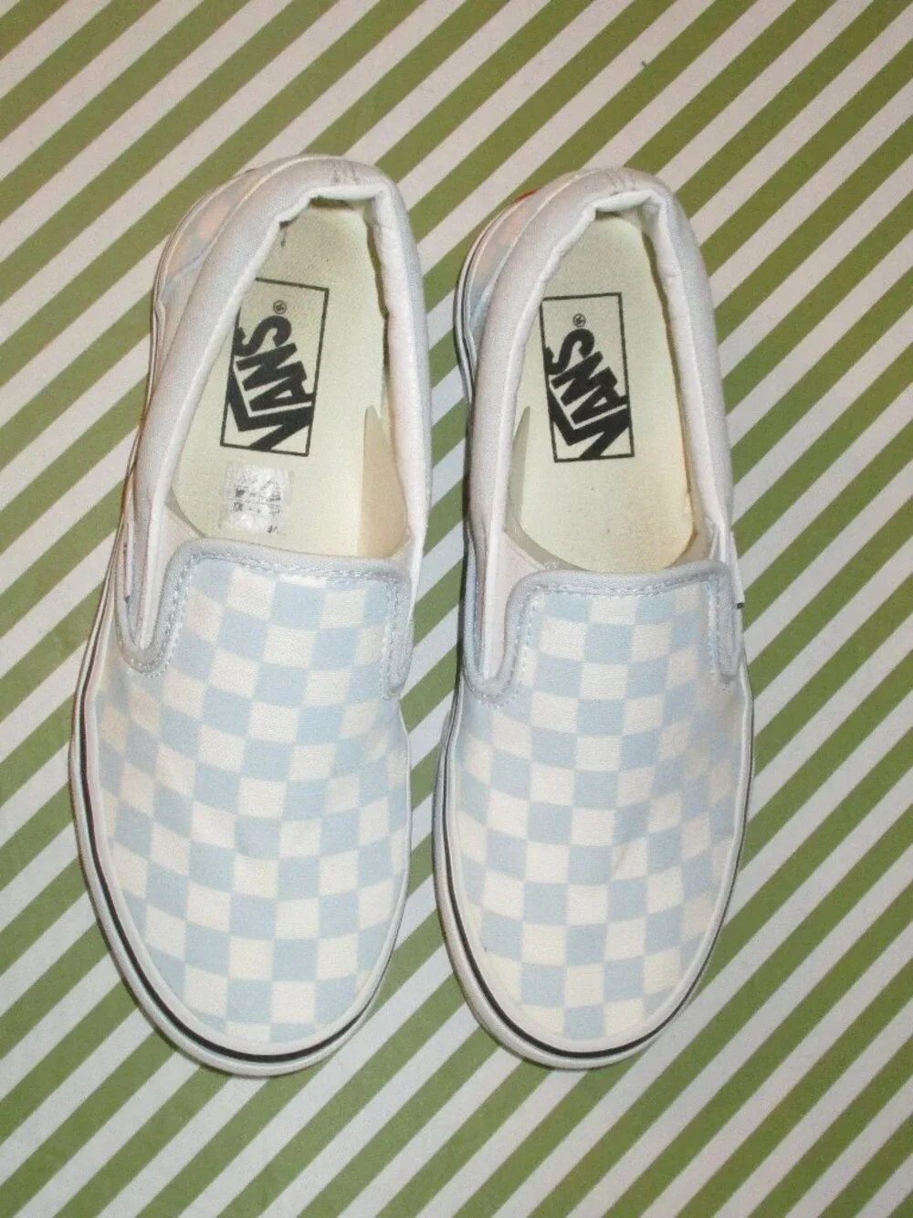 Vans Blue Checkerboard Sneakers